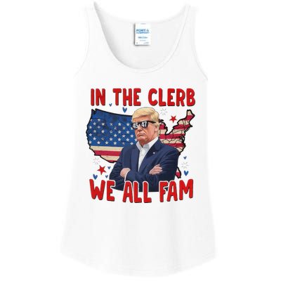 Trump 2024 In The Clerb We All Fam 45 47 Ladies Essential Tank