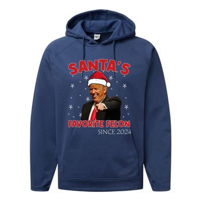 Trump 2024 ILl Be Home For Christmas Performance Fleece Hoodie