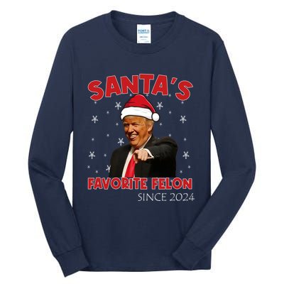 Trump 2024 ILl Be Home For Christmas Tall Long Sleeve T-Shirt