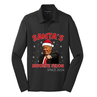 Trump 2024 ILl Be Home For Christmas Silk Touch Performance Long Sleeve Polo