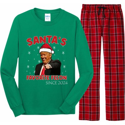 Trump 2024 ILl Be Home For Christmas Long Sleeve Pajama Set