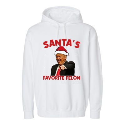 Trump 2024 ILl Be Home For Christmas Garment-Dyed Fleece Hoodie