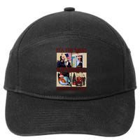 Trump 2024 ILl Be Home For Christmas 7-Panel Snapback Hat