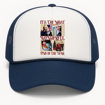 Trump 2024 ILl Be Home For Christmas Trucker Hat