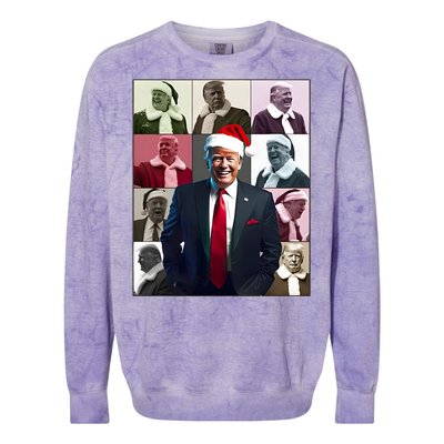 Trump 2024 ILl Be Home For Christmas Colorblast Crewneck Sweatshirt