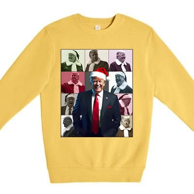 Trump 2024 ILl Be Home For Christmas Premium Crewneck Sweatshirt