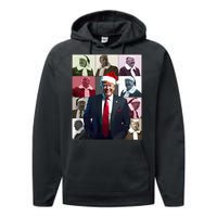 Trump 2024 ILl Be Home For Christmas Performance Fleece Hoodie