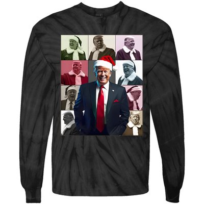 Trump 2024 ILl Be Home For Christmas Tie-Dye Long Sleeve Shirt