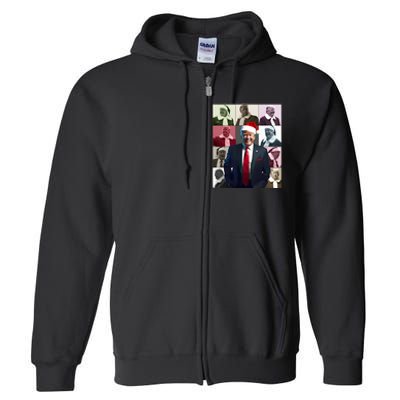 Trump 2024 ILl Be Home For Christmas Full Zip Hoodie