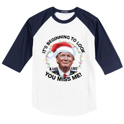 Trump 2024 ILl Be Home For Christmas Baseball Sleeve Shirt