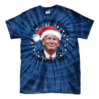 Trump 2024 ILl Be Home For Christmas Tie-Dye T-Shirt