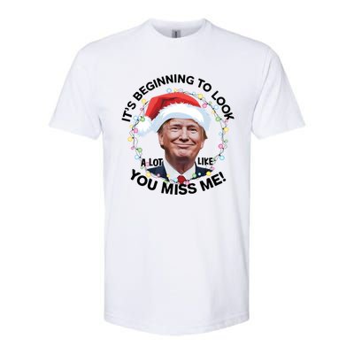 Trump 2024 ILl Be Home For Christmas Softstyle CVC T-Shirt