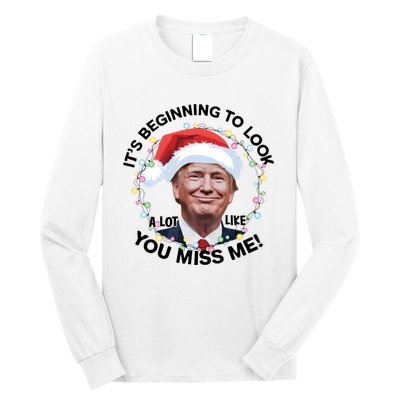 Trump 2024 ILl Be Home For Christmas Long Sleeve Shirt