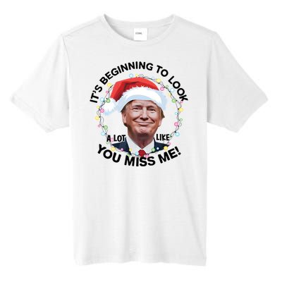 Trump 2024 ILl Be Home For Christmas Tall Fusion ChromaSoft Performance T-Shirt