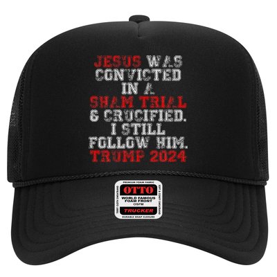 Trump 2024 Jesus Was Convicted Convict Felon President Hat