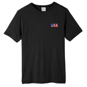 Trump 24 Jersey Style Front Pocket Logo and Back Tall Fusion ChromaSoft Performance T-Shirt