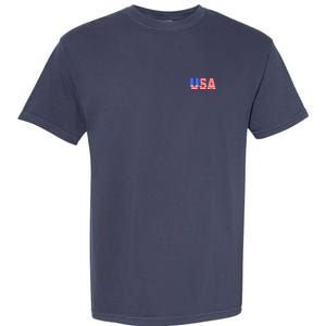 Trump 24 Jersey Style Front Pocket Logo and Back Garment-Dyed Heavyweight T-Shirt