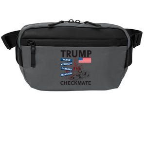 Trump 2024 Joe Manchin Kennedy Gabbard Checkmate Crossbody Pack