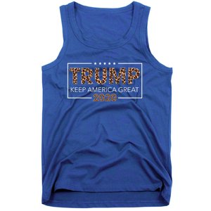 Trump 2020 Keep America Great Leopard Print Gift Gift Tank Top