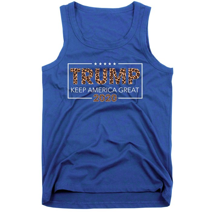 Trump 2020 Keep America Great Leopard Print Gift Gift Tank Top