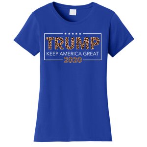 Trump 2020 Keep America Great Leopard Print Gift Gift Women's T-Shirt