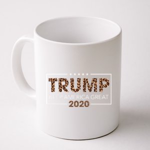 Trump 2020 Keep America Great Leopard Print Gift Gift Coffee Mug