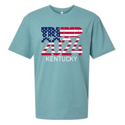 Trump 2024 Kentucky Sueded Cloud Jersey T-Shirt