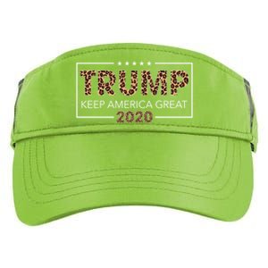 Trump 2020 Keep America Great Leopard Print Gift Gift Adult Drive Performance Visor