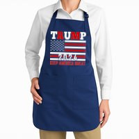 Trump 2024 Keep America Great Usa Flag Front And Back Apron