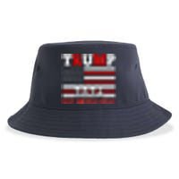 Trump 2024 Keep America Great Usa Flag Front And Back Sustainable Bucket Hat