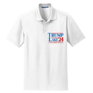 Trump 2024 Keep America Great Again Dry Zone Grid Polo