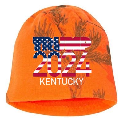 Trump 2024 Kentucky Kati - Camo Knit Beanie