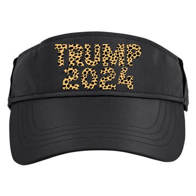 Trump 2024 Leopard Design Adult Drive Performance Visor