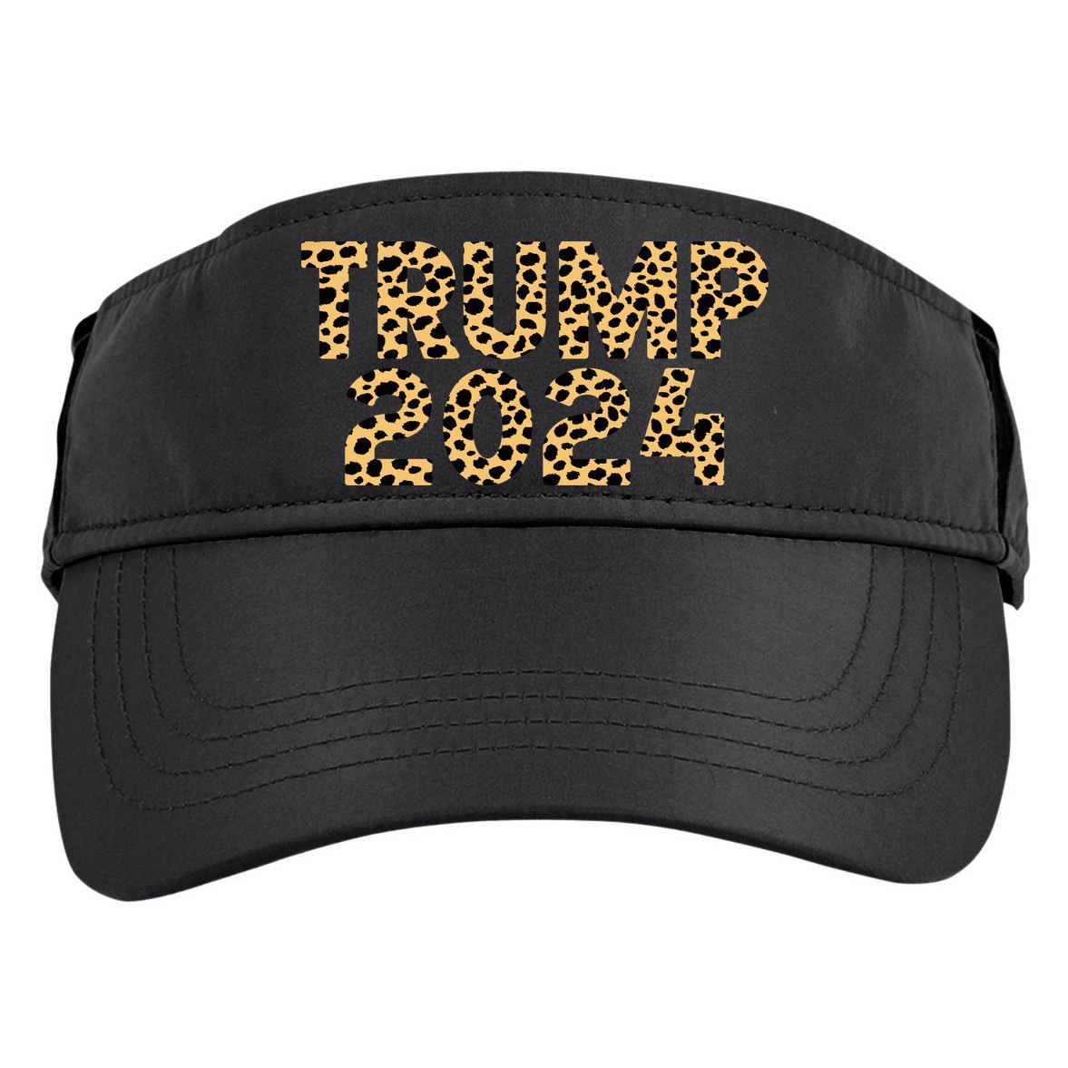 Trump 2024 Leopard Design Adult Drive Performance Visor
