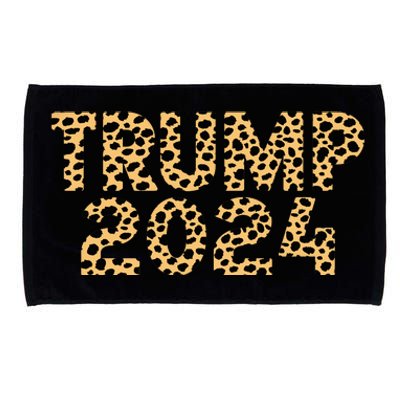 Trump 2024 Leopard Design Microfiber Hand Towel