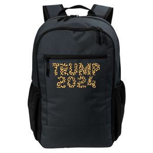 Trump 2024 Leopard Design Daily Commute Backpack