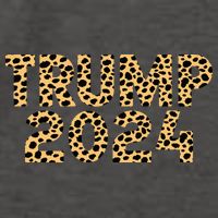 Trump 2024 Leopard Design Vector Backpack