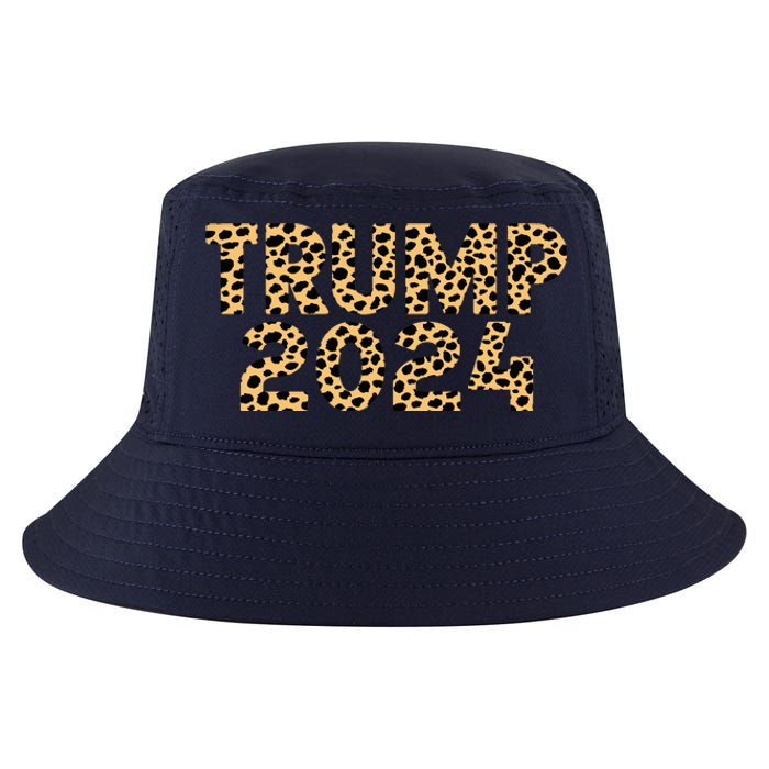 Trump 2024 Leopard Design Cool Comfort Performance Bucket Hat