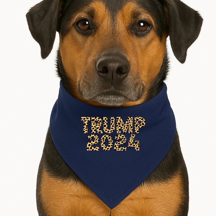 Trump 2024 Leopard Design USA-Made Doggie Bandana