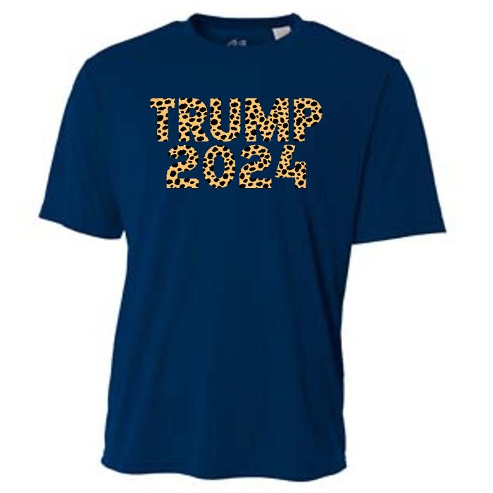 Trump 2024 Leopard Design Cooling Performance Crew T-Shirt