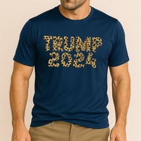 Trump 2024 Leopard Design Performance Shirt