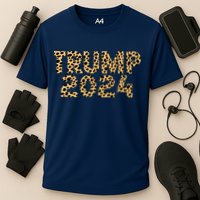 Trump 2024 Leopard Design Performance Shirt