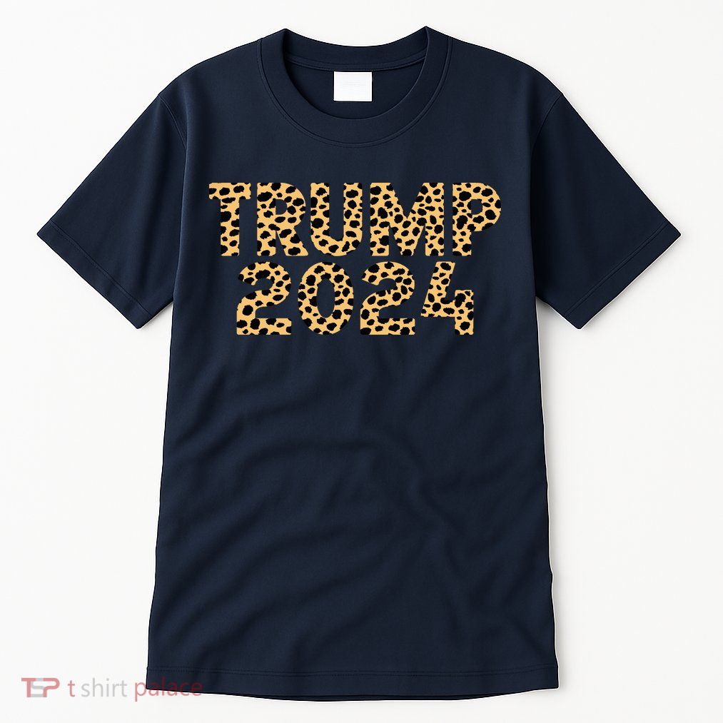 Trump 2024 Leopard Design Tall T-Shirt