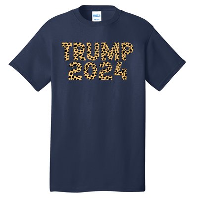 Trump 2024 Leopard Design Tall T-Shirt