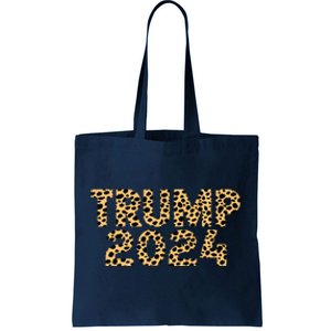 Trump 2024 Leopard Design Tote Bag