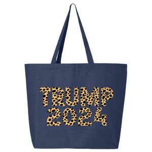 Trump 2024 Leopard Design 25L Jumbo Tote