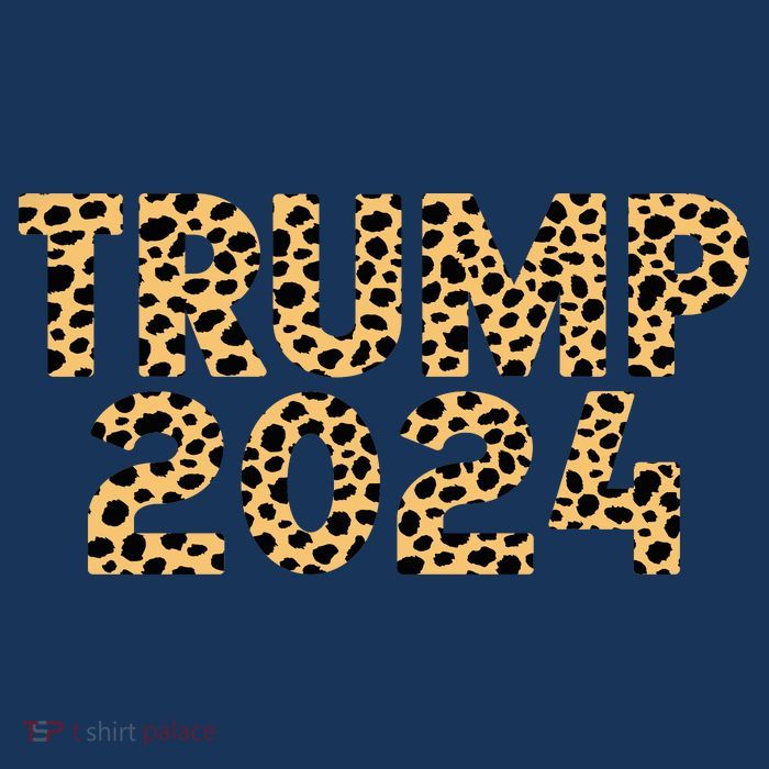 Trump 2024 Leopard Design Tall Hoodie