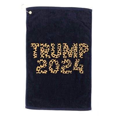 Trump 2024 Leopard Design Platinum Collection Golf Towel