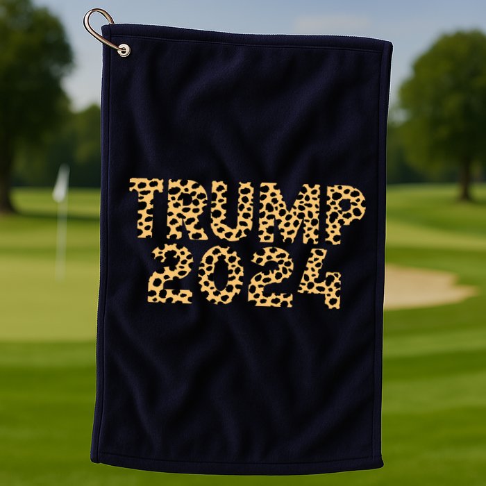 Trump 2024 Leopard Design Golf Towel