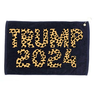 Trump 2024 Leopard Design Grommeted Golf Towel